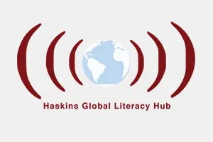 A logo for haskins global literacy hub